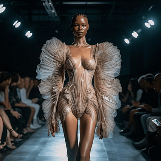 时尚设计的未来,纽约全球首届AI人工智能时装秀。