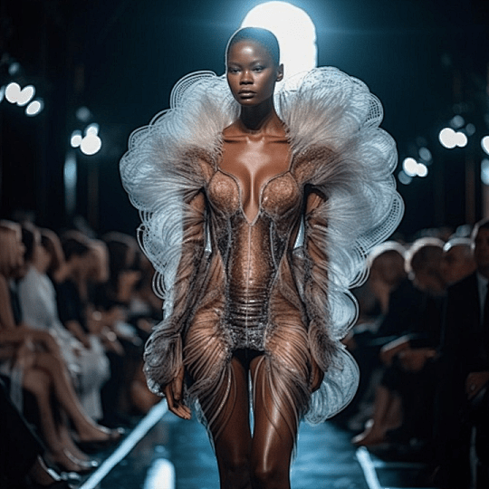 时尚设计的未来,纽约全球首届AI人工智能时装秀。