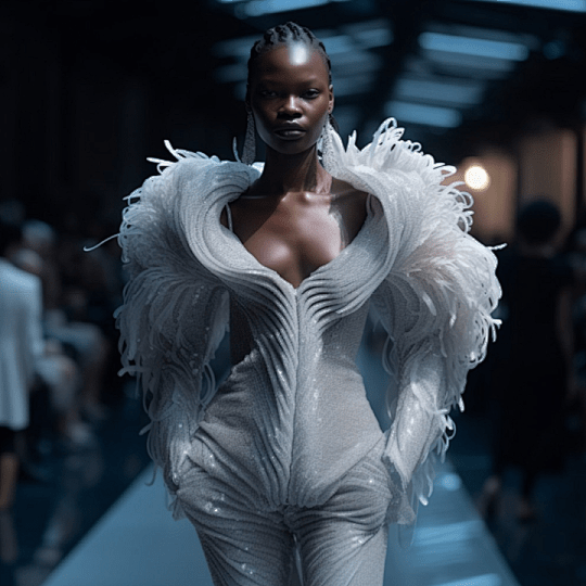 时尚设计的未来,纽约全球首届AI人工智能时装秀。
