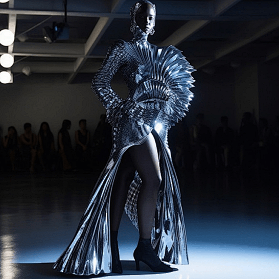 时尚设计的未来,纽约全球首届AI人工智能时装秀。