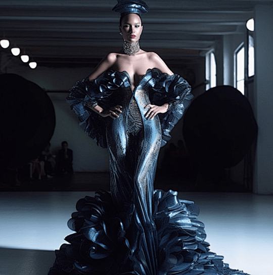 时尚设计的未来,纽约全球首届AI人工智能时装秀。