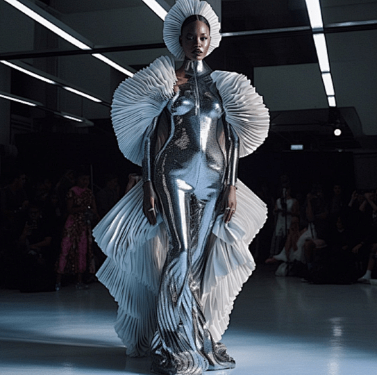 时尚设计的未来,纽约全球首届AI人工智能时装秀。