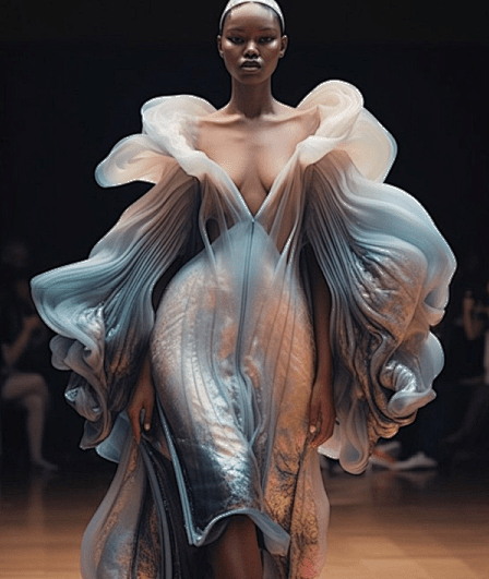时尚设计的未来,纽约全球首届AI人工智能时装秀。