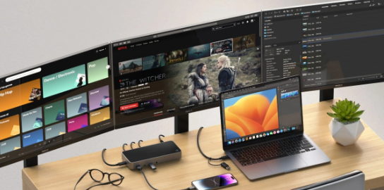 Satechi新发布扩展坞，同时连接Mac设备3台4K显示器