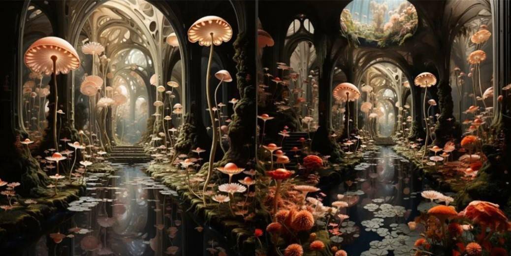 Midjourney的AI画工具5.2版本发布，新增变焦效果功能