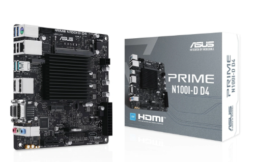 迷你尺寸大功能！华硕PRIME N100I-D D4主板集成英特尔N100处理器