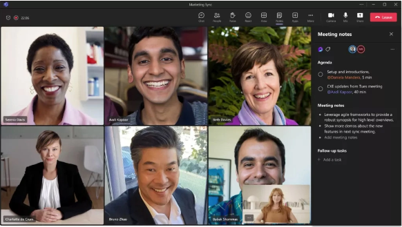 微软推出全新协作笔记功能，提升Microsoft Teams会议体验