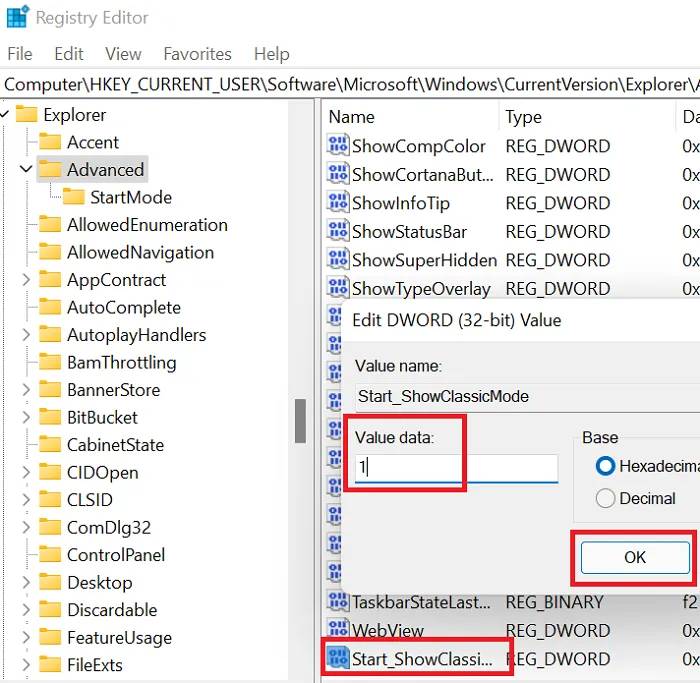 win11如何把开始菜单设置成经典模式