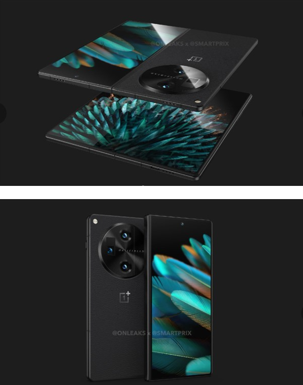 Oneplus V Fold：横向折叠 素皮材质 三段按键