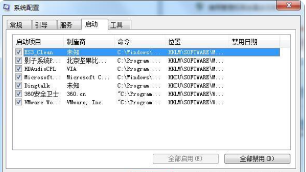 win7开机启动项怎么设置关闭