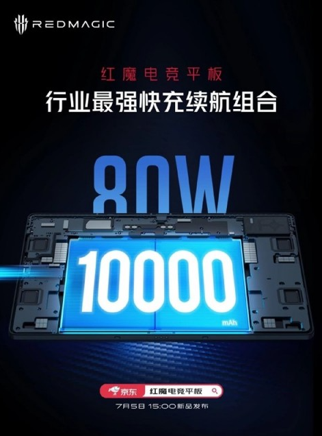 强劲处理器抢先曝光！红魔电竞平板搭载满血版骁龙8+ Gen1