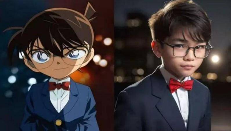 这效果能打几分?AI真人化《名侦探柯南》