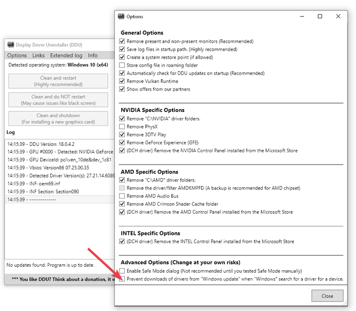 修复：Windows 更新可能已自动替换 AMD