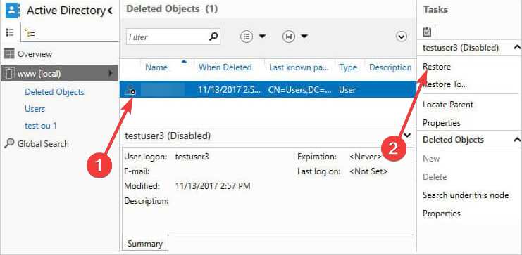 事件 ID 4660：已删除对象 [修复]
