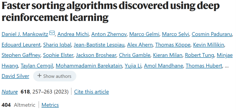 DeepMind推惊世排序算法,C++库忙更新!