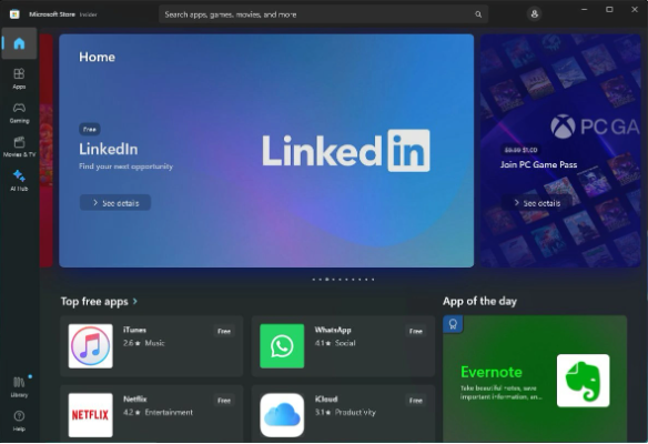 微软 Build 大会后推出新功能，Microsoft Store AI Hub正式上线