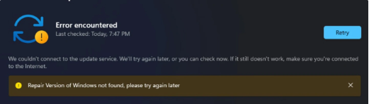 简单方便！Win11 Build 25905预览版通过Windows Update实现系统修复