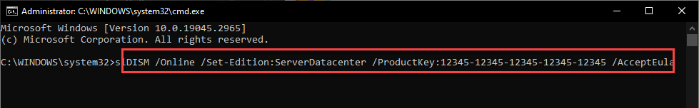 如何修复Windows服务器中的激活错误代码0xc004f069