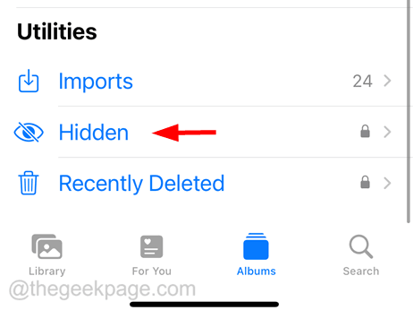 如何对其他人隐藏iPhone上的照片和视频