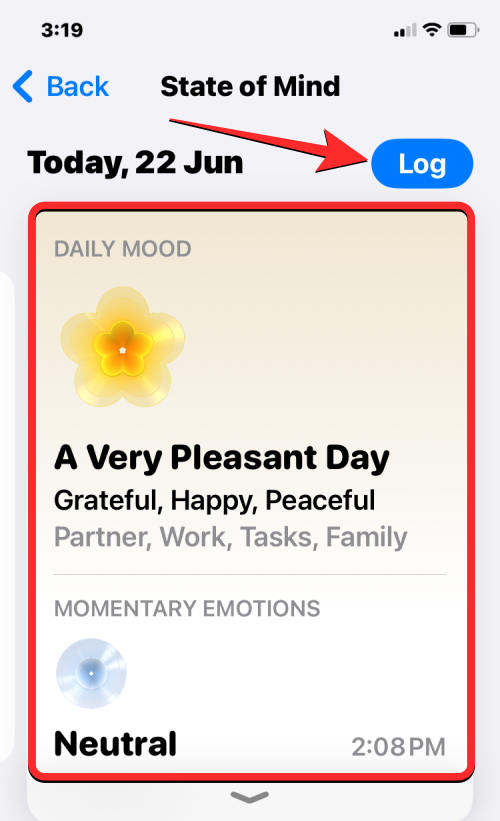 如何在装有iOS 17的iPhone上的健康应用程序上记录您的心态
