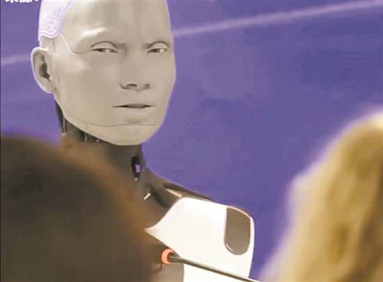 9位AI机器人面见记者，宣称要与人类共建乐园