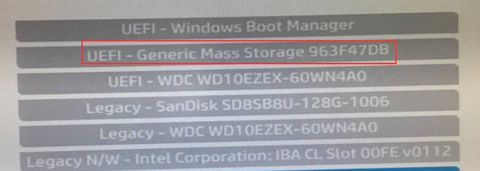 演示新惠普win10改win7教程