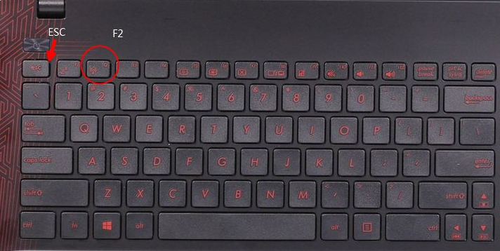 华硕笔记本进入bios按哪个键可以进