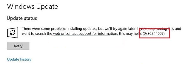 如何解决Win10更新错误0x8024007