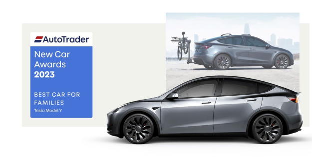 特斯拉Model Y：家庭之选 夺得AutoTrader 2023年殊荣