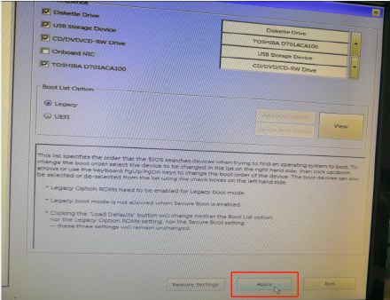 戴尔win10改win7后不能启动的解决方法