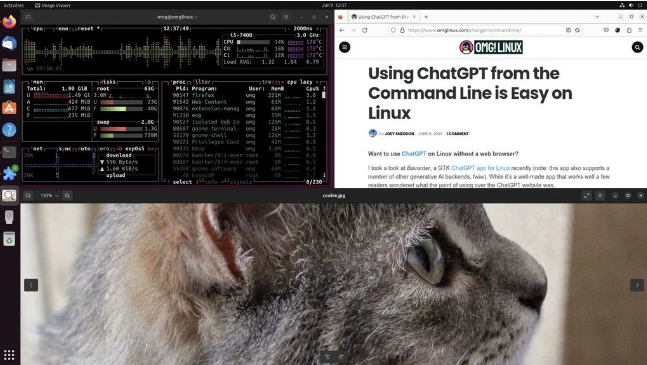 Ubuntu 23.10发布:全新Tiling Assistant扩展带来桌面四等分窗口视图!