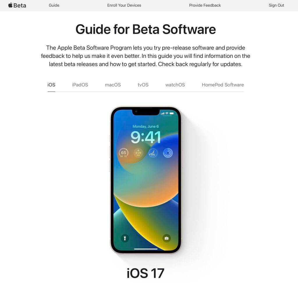 获取iOS 17公测版安装教程 免费教程