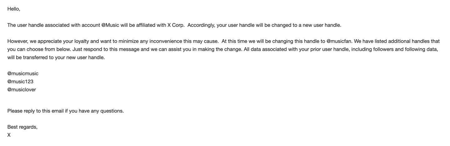 X 平台再度行动，强制夺取拥有 16 年运营历史的 @music 账号