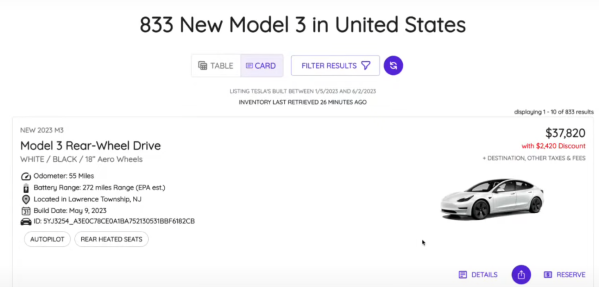 特斯拉Model 3在美国市场实惠售价惊艳登场