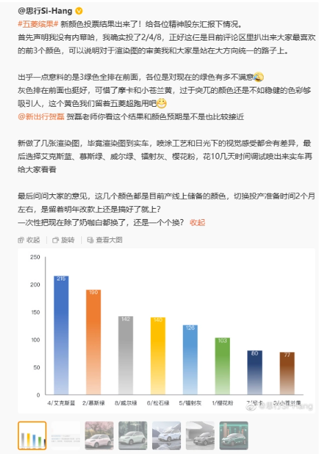 五菱缤果推出全新配色方案，满足消费者个性化需求