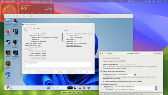 VMware发布技术预览版,为苹果Apple Silicon提供完整的3D图形加速