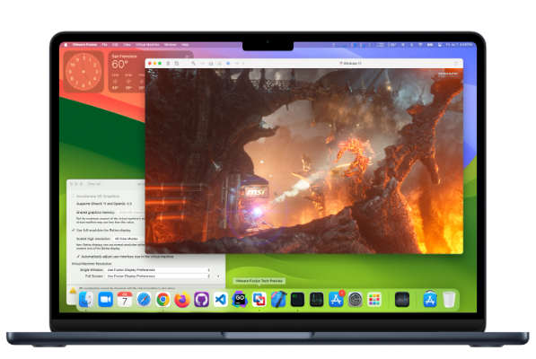 VMware发布技术预览版,为苹果Apple Silicon提供完整的3D图形加速
