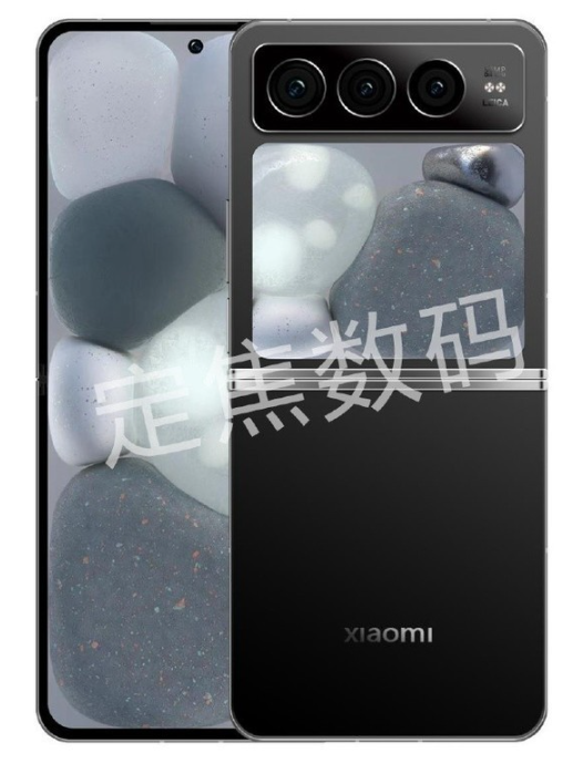 小米抢先曝光竖版折叠屏手机渲染图！