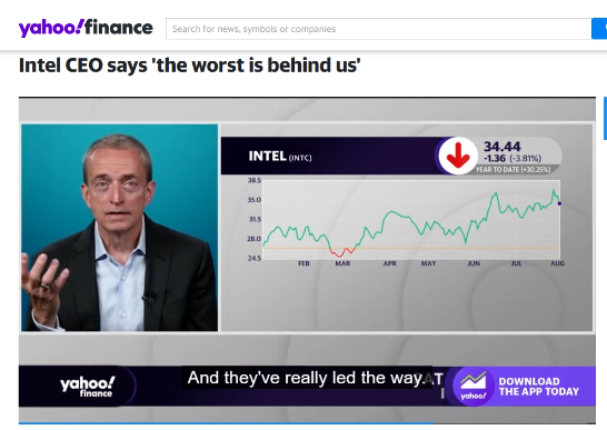 英特尔CEO帕特・基辛格赞赏英伟达在AI领域的领先地位