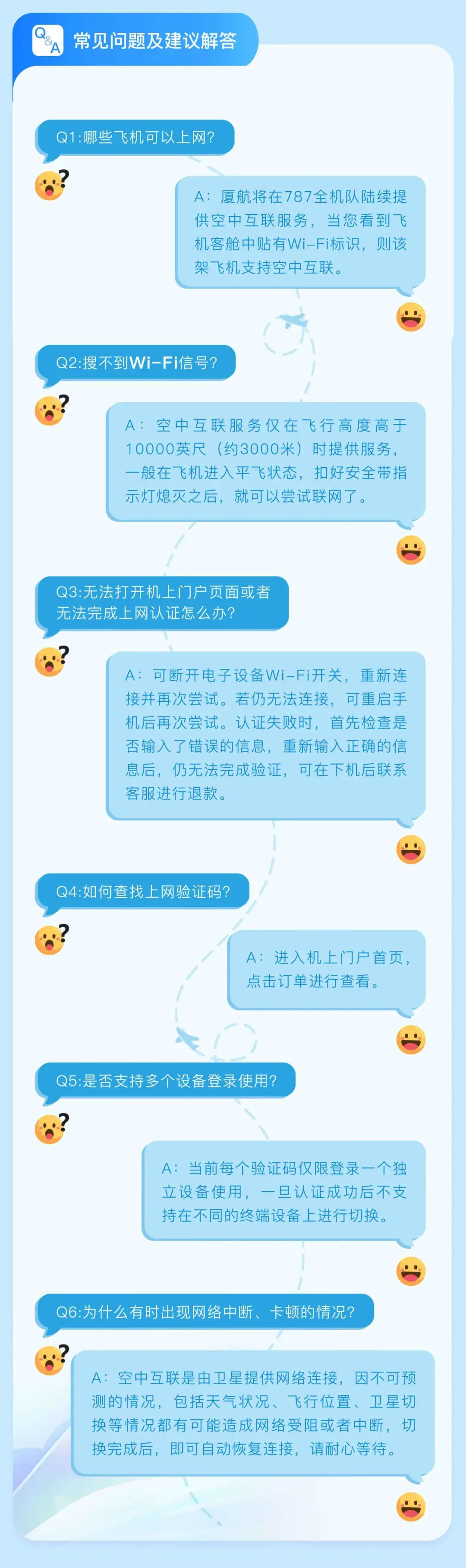 厦门航空全面升级宽体机机队，实现全程在线的高品质空中WiFi服务