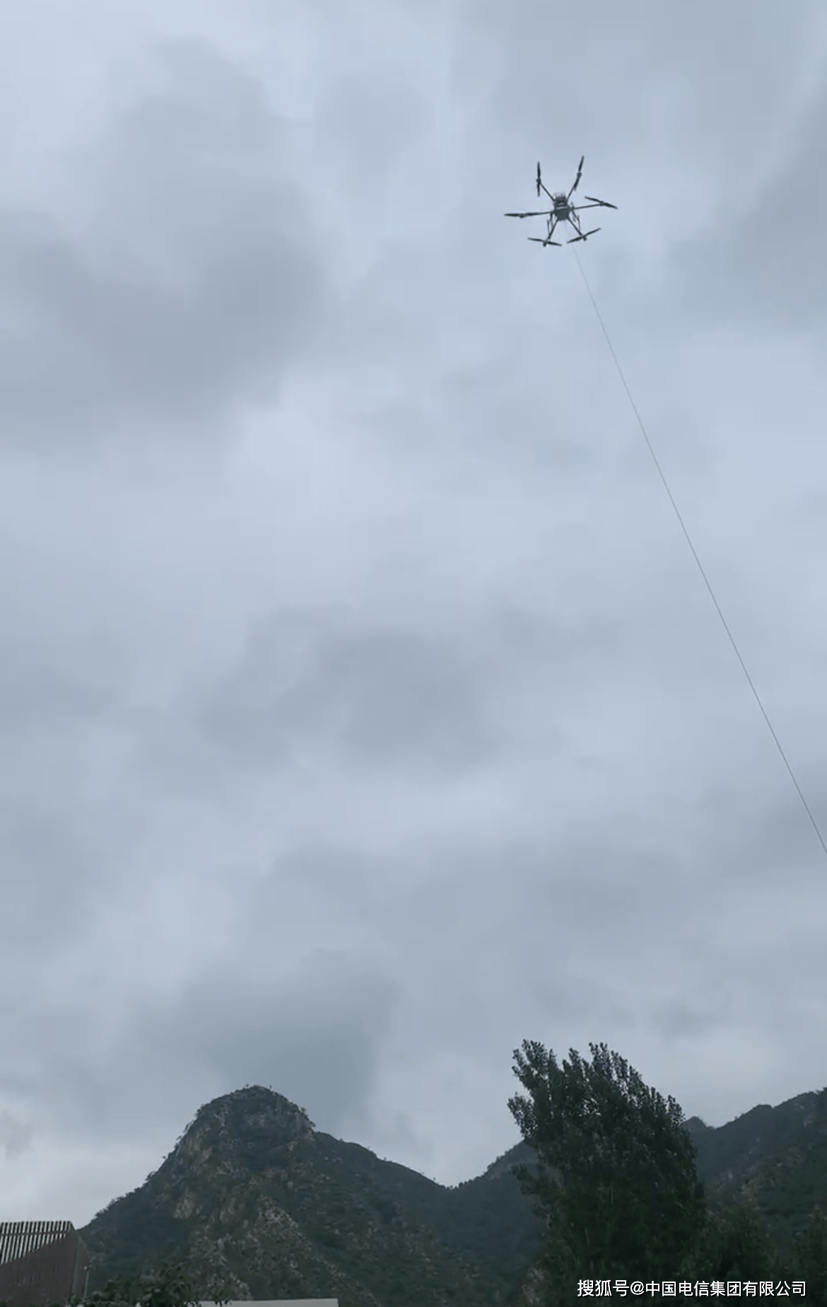 无人机实现高空通信:涞水上空部署空中基站