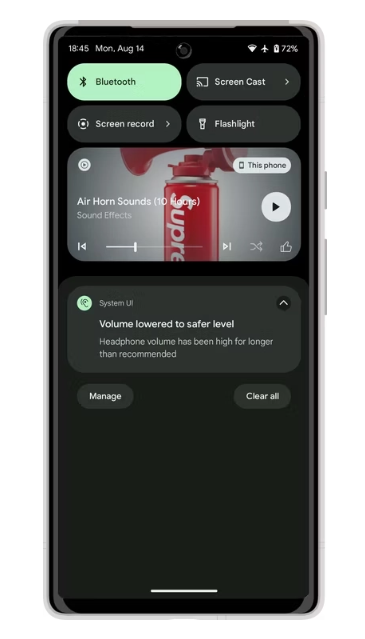 Android 14创新功能来袭：耳机音量保护更智能