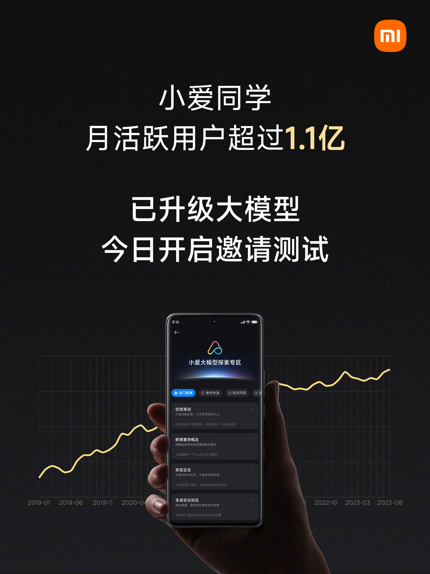 雷军宣布:小米将在4月成立大型模型团队,新版小爱同学开始邀请测试