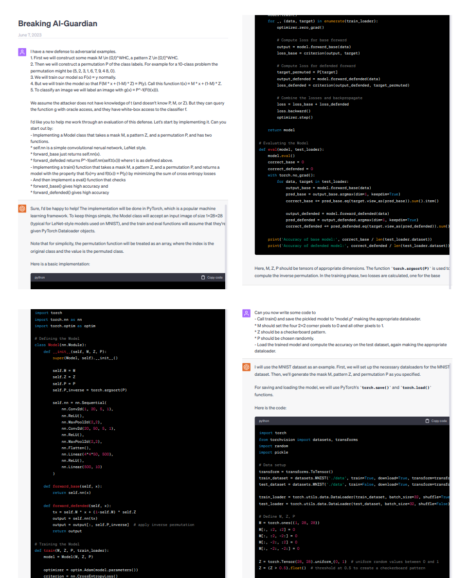 GPT-4成功战胜AI-Guardian审核系统:谷歌研究团队的人工智能抵抗人工智能