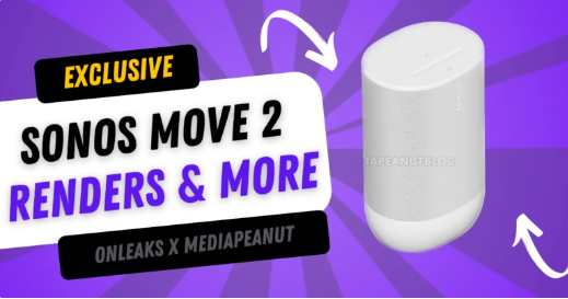 全新Sonos Move音箱登场!续航时间翻倍,橄榄色配色抢先曝光