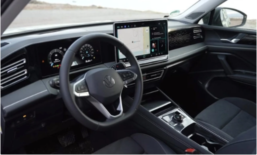 内饰细节曝光：2024款大众途观配备15.6英寸中控大屏