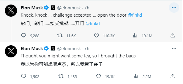 马斯克计划与扎克伯格对决，但后者未在家且不会与其对打