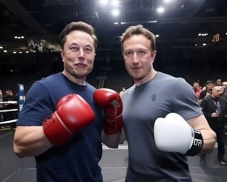 马斯克计划与扎克伯格对决，但后者未在家且不会与其对打