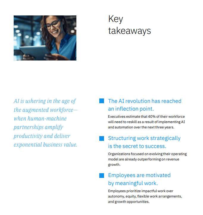 IBM:AI技术发展将导致四成员工在未来三年内需要重新培训技能