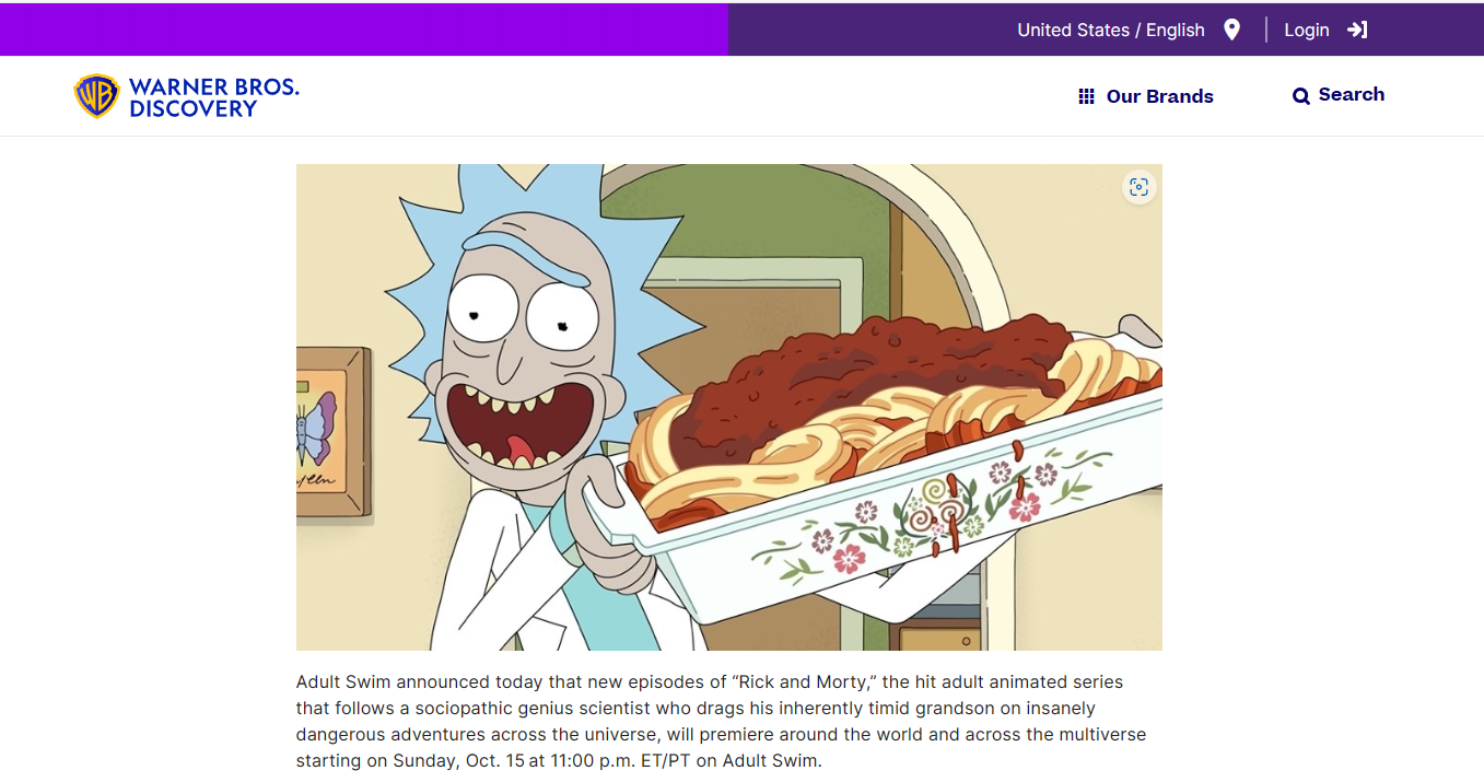 科幻动画《瑞克和莫蒂》第七季北京时间 10 月 16 日上午开播